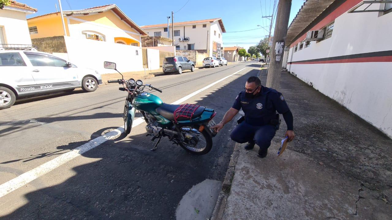 Motocicleta furtada em Americana é recuperada pela GCM de Limeira