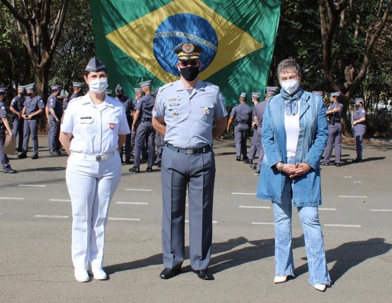 Erika Tank cita confiança na Polícia Militar, em solenidade de formatura do 36º Batalhão de Limeira