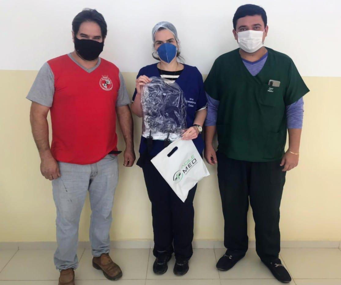 Hospital de Cordeirópolis recebe mais dois Capacetes Helmet