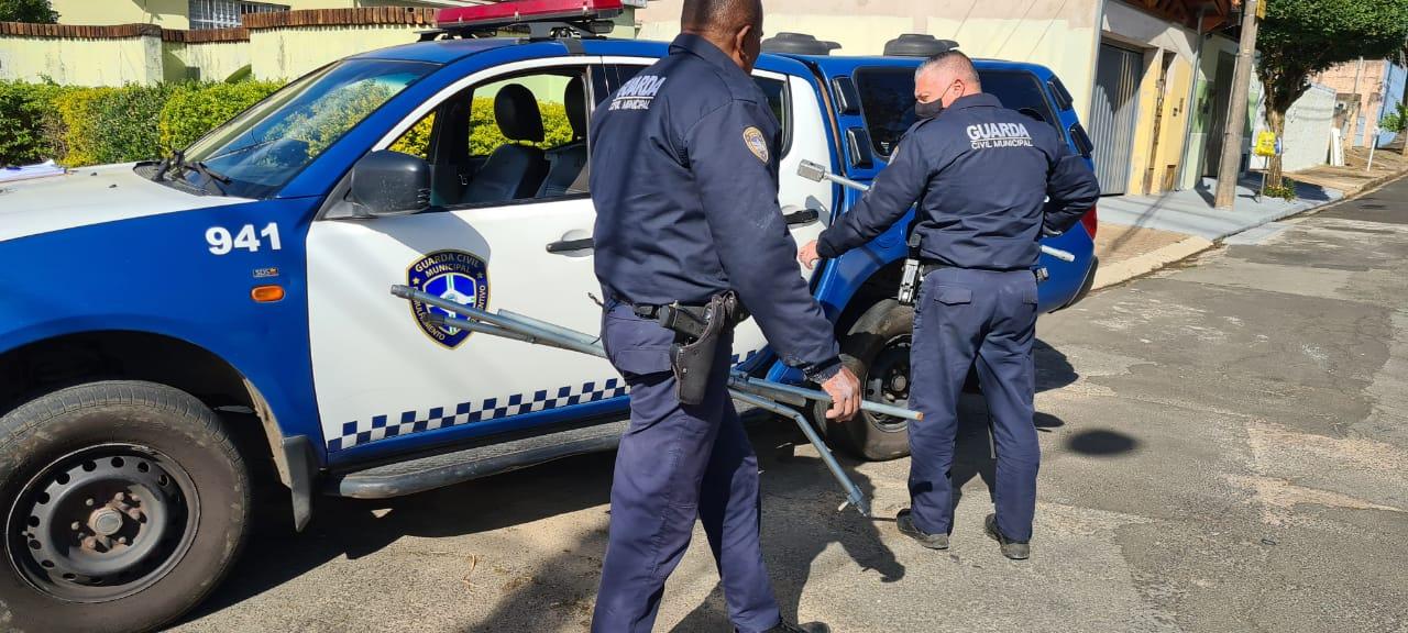GCM detém acusado de furtar canos de alumínio