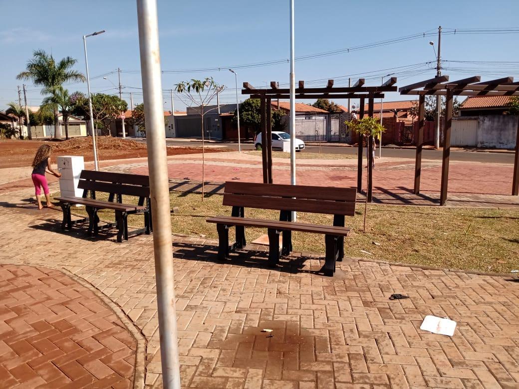 AÇÕES 73 ANOS - Praça do Jardim São Francisco está quase pronta!