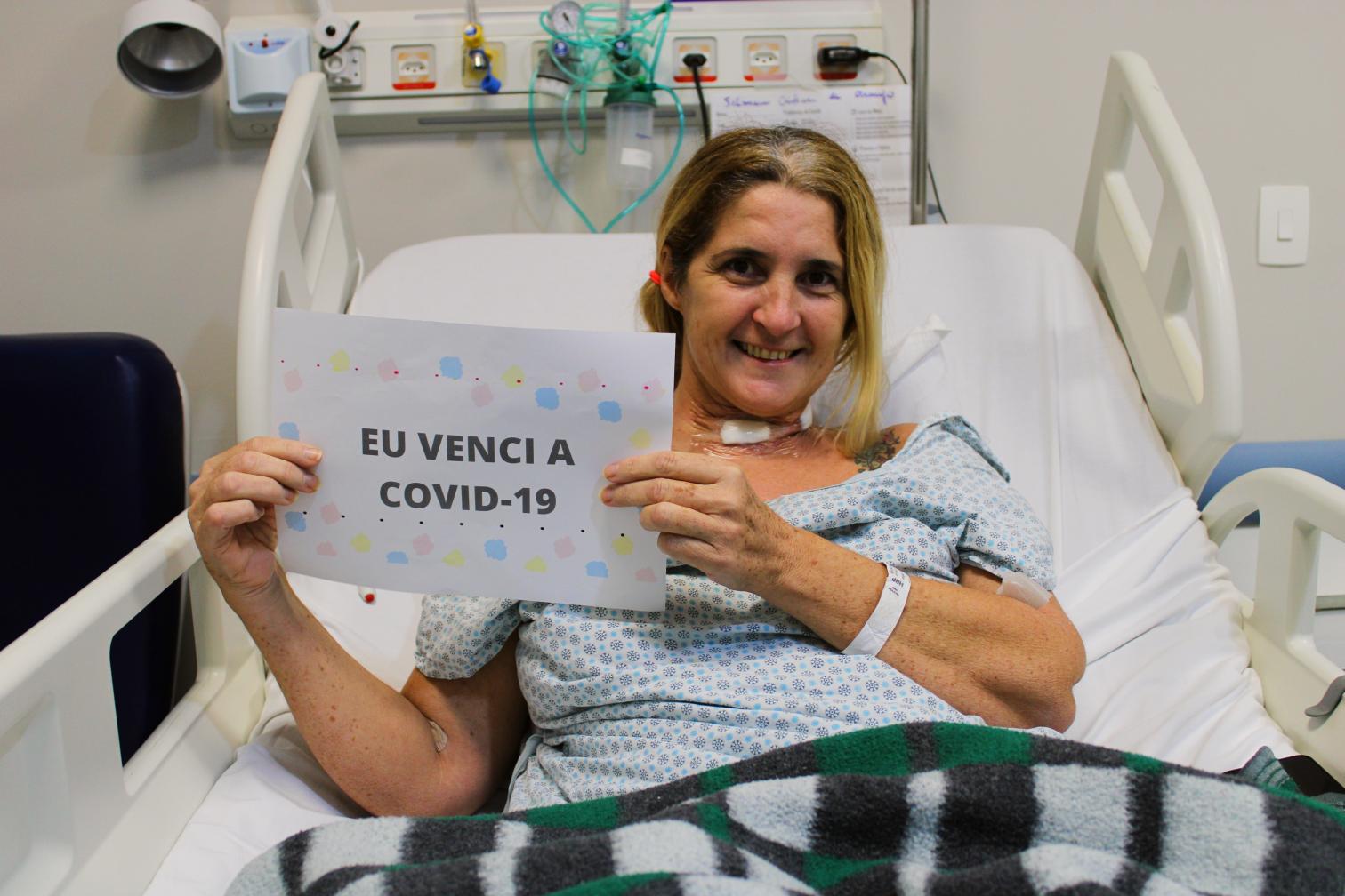 Emocionante: Moradora de Cordeirópolis recebeu alta hospitalar após 33 dias internada com Covid-19