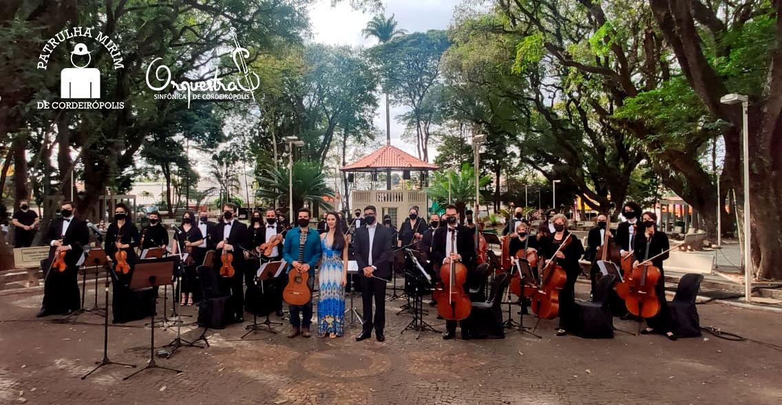 João Pacífico Sinfônico marca retomada da programação do Cine Teatro Ataliba Barrocas em Cordeirópolis