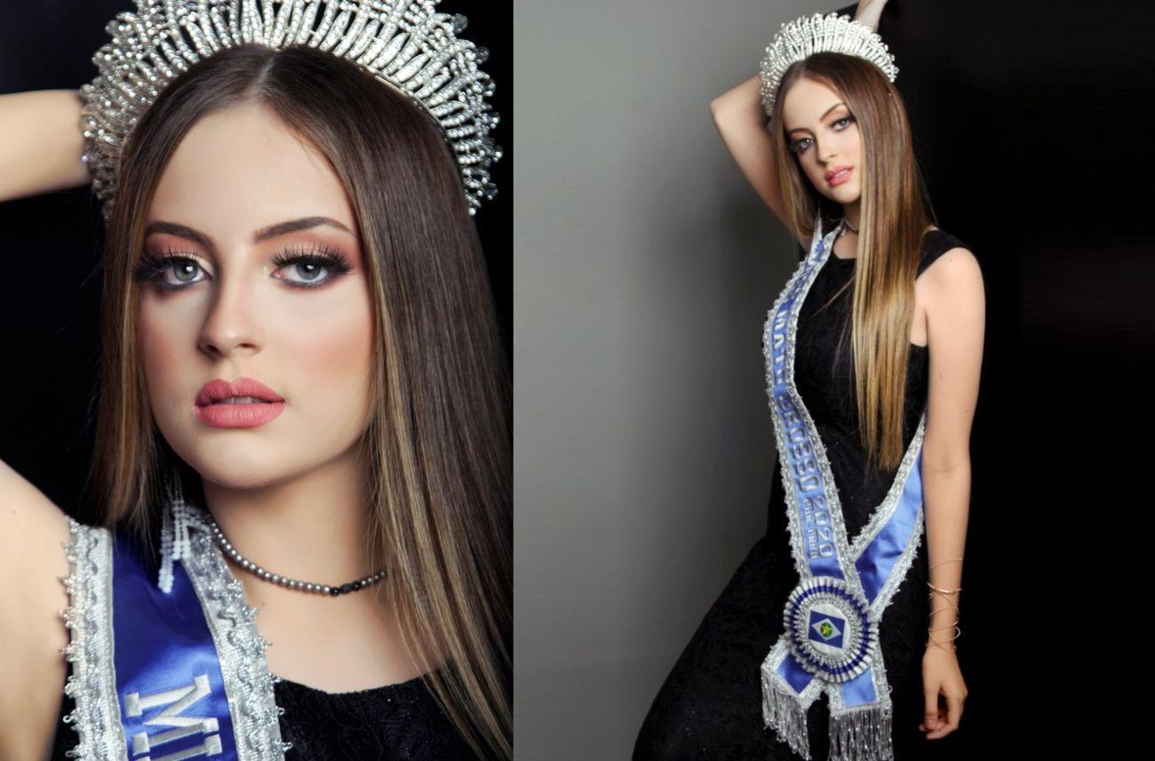 Preparada por Paulo Filho, a mato-grossense Valquiria Santos sonha com título de Miss Brasil