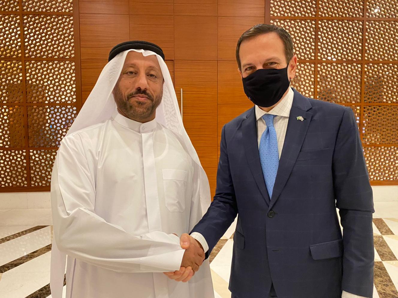 Doria anuncia acordo com a Câmara de Comércio e Indústria de Sharjah, nos Emirados Árabes