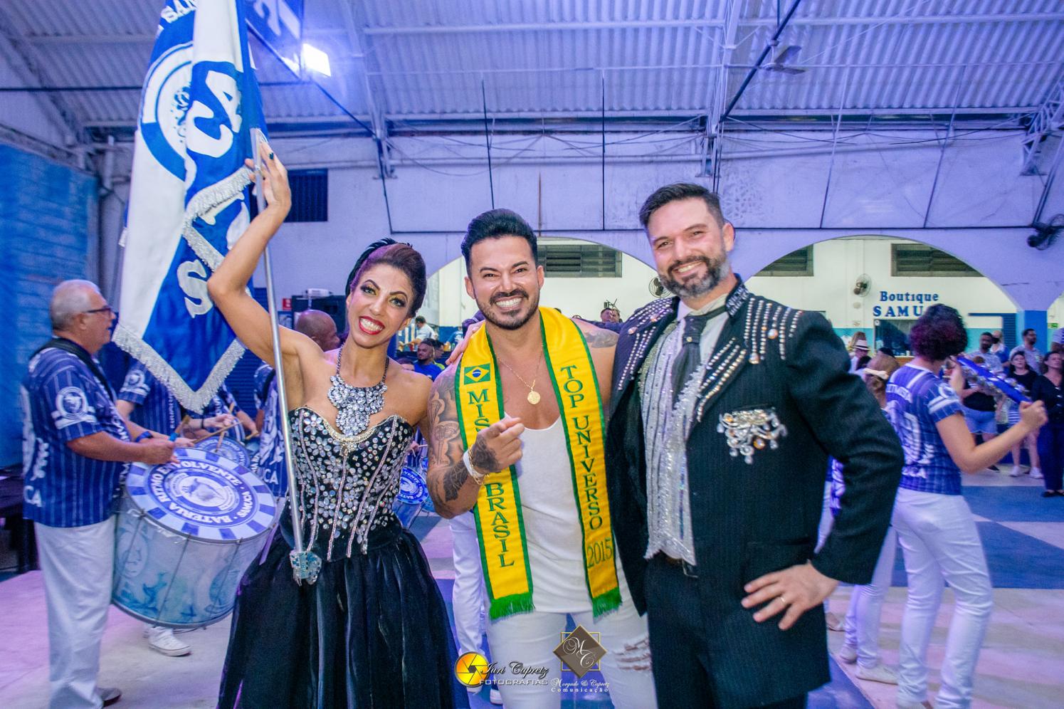 Matheus Gouveia recebe convite para desfilar na escola de samba Samuca em Rio Claro
