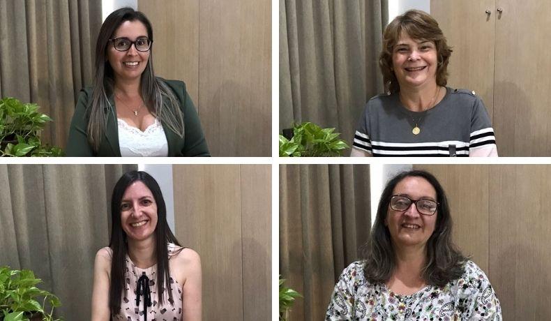 Homenagens para as profissionais da Escola Maria Nazareth Stocco Lordello e da Secretaria da Educação