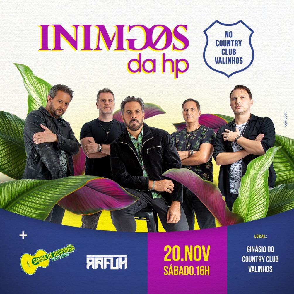 Inimigos da HP se apresenta em Valinhos