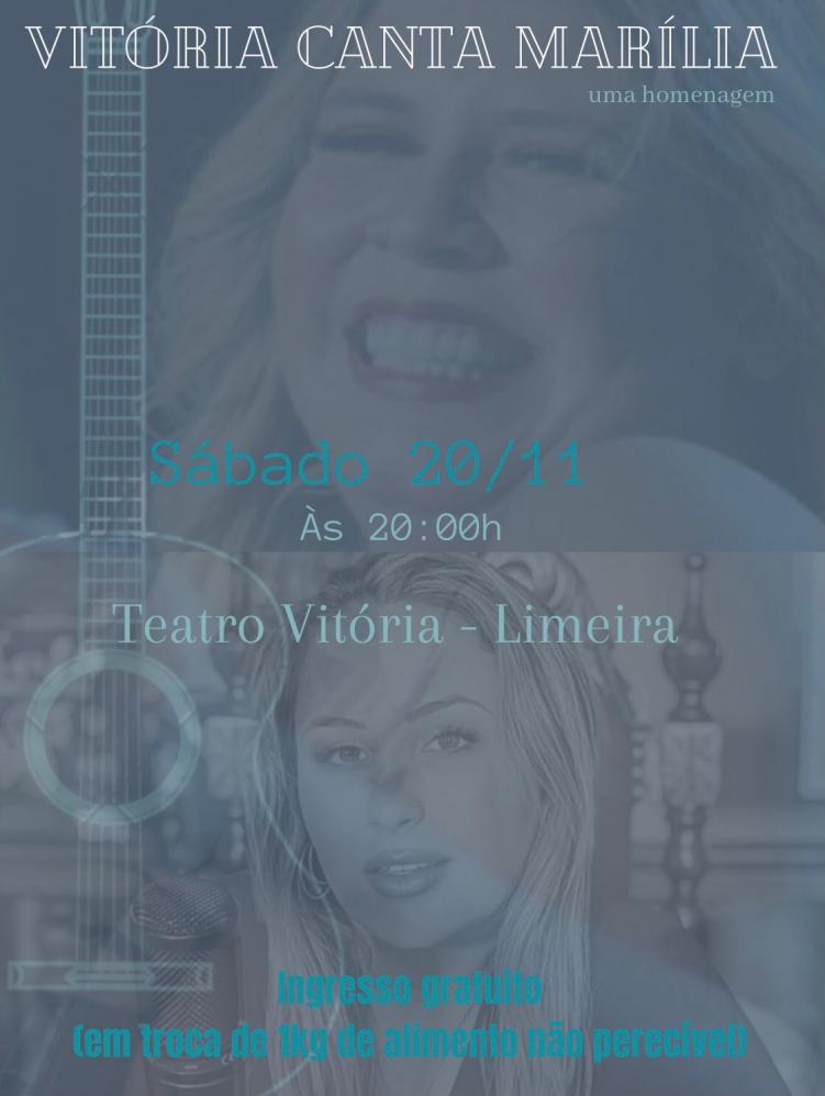 Show homenageia Marília Mendonça e arrecada alimentos para instituições limeirenses