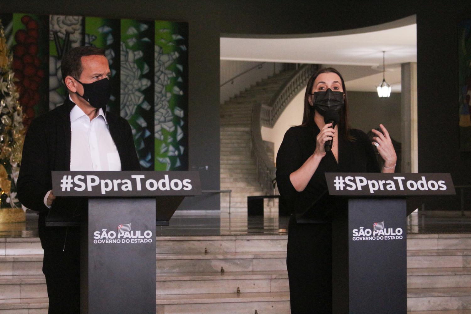 Doria anuncia a flexibilização do uso de máscaras em ambientes abertos a partir do dia 11 de dezembro