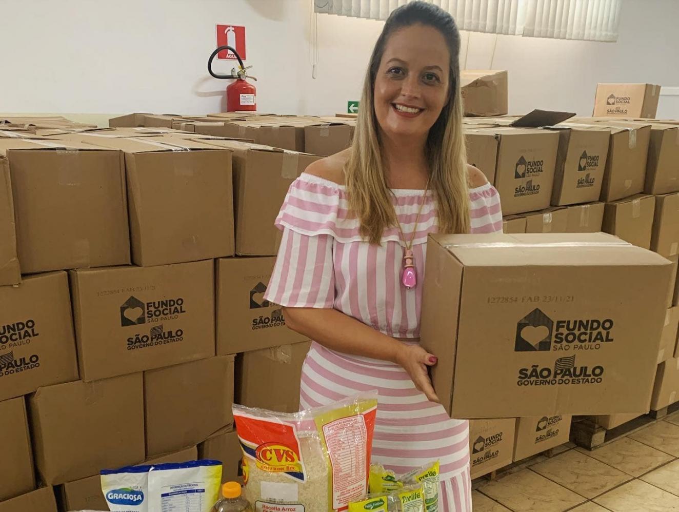 Fundo Social de Cordeirópolis recebeu mais 350 cestas básicas