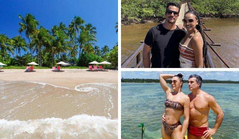Praia do Patacho se destaca como destino preferido dos famosos em 2021