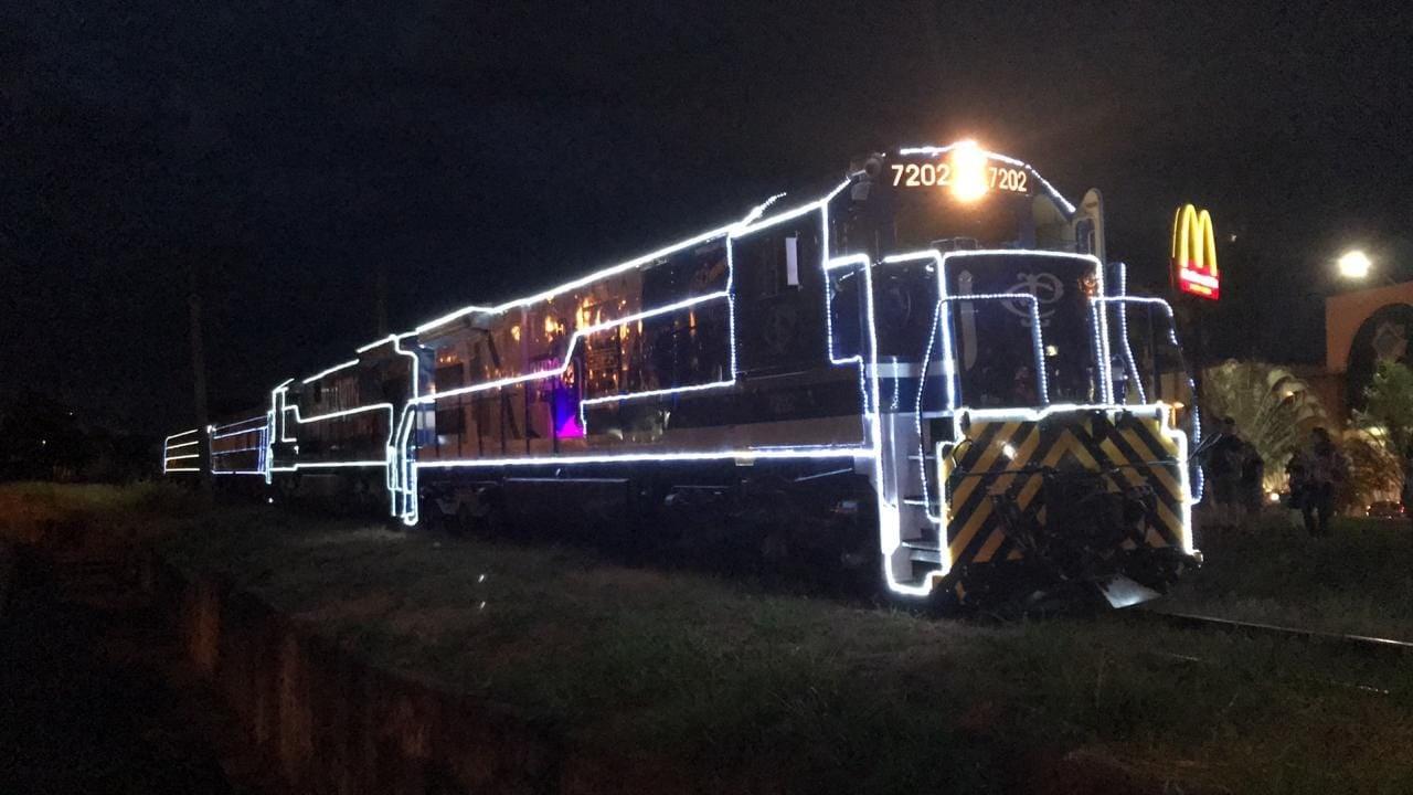 Locomotiva iluminada passará por Cordeirópolis no dia 16 de dezembro