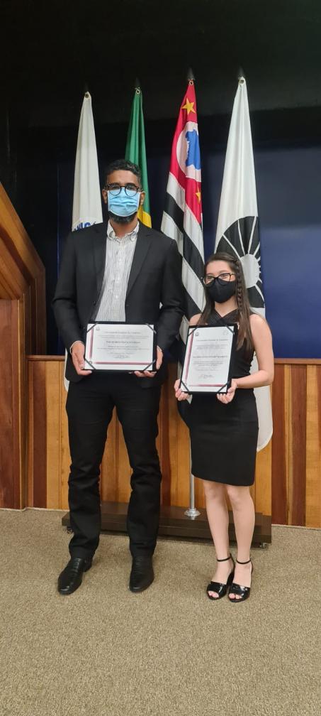 Professor e aluna do Cotil recebem prêmio da Unicamp