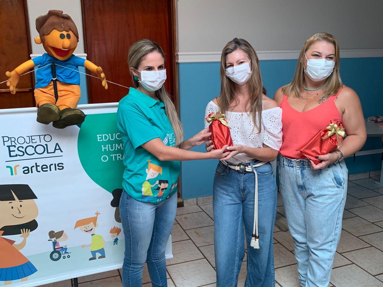 Arteris Intervias premia destaques do Projeto Escola