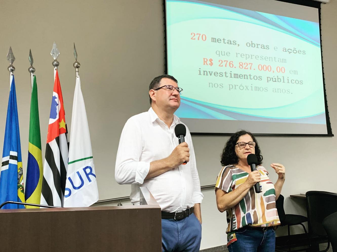 Adinan e Fátima apresentam projetos futuros para Cordeirópolis