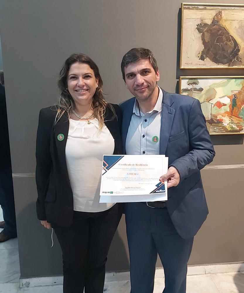 Limeira recebe certificação no programa Município Resiliente
