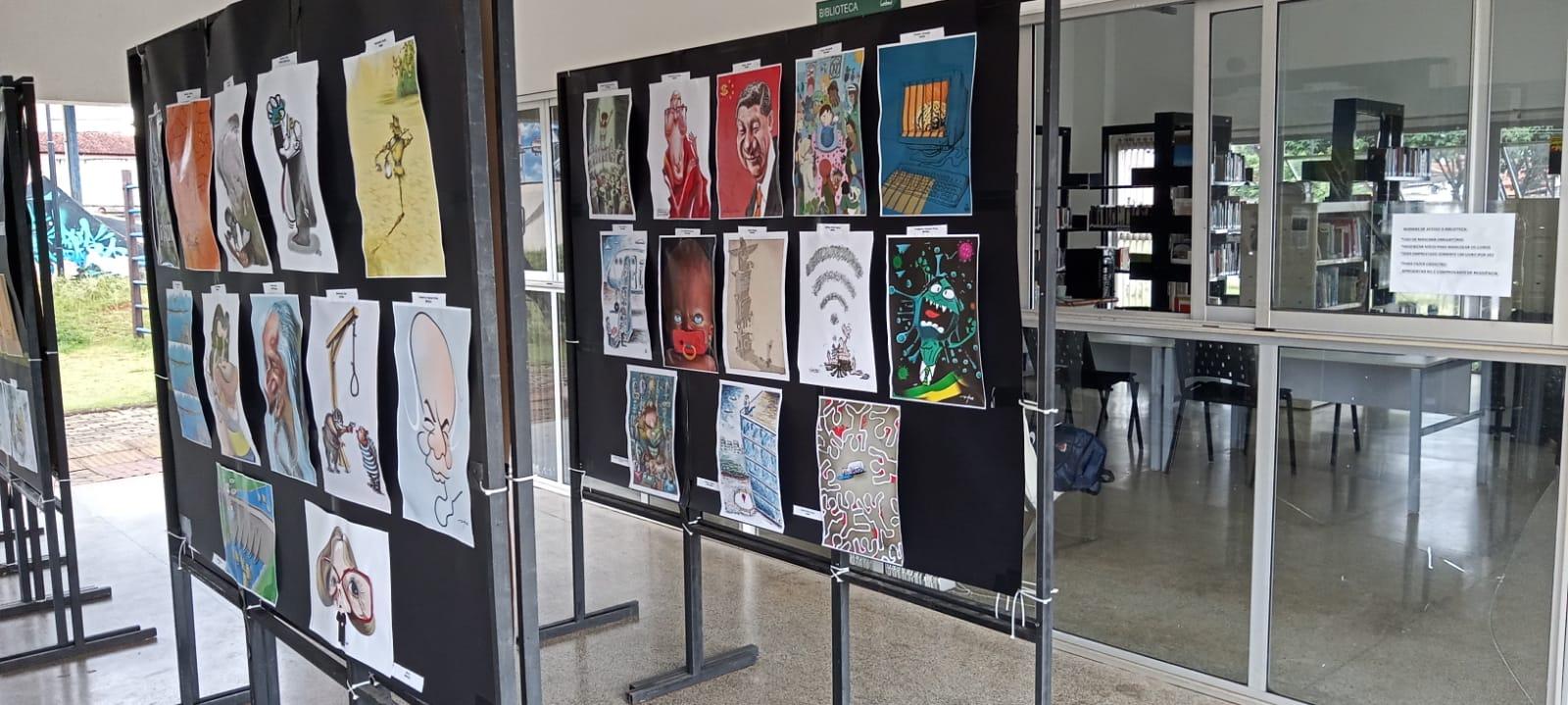 Salão Internacional de Humor chega na Biblioteca Municipal de Limeira
