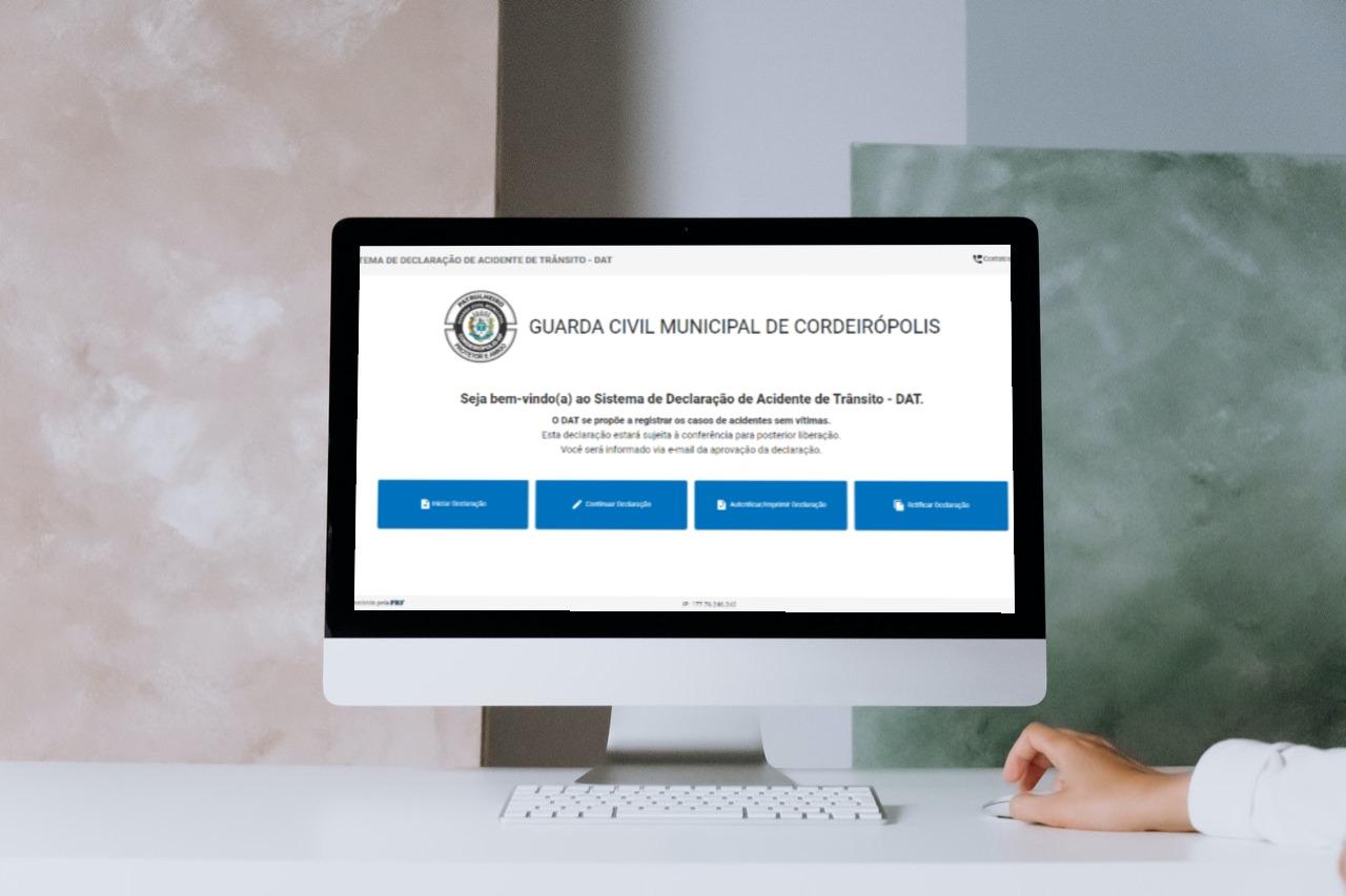 Guarda Civil oferecerá sistema online para registro de acidente de trânsito