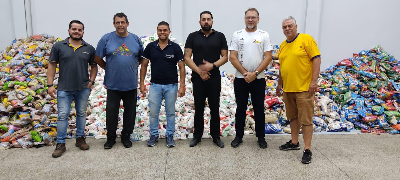 Solidariedade: Sumaré Arena Music e Rotary Club arrecadam mais de 20 toneladas de alimentos