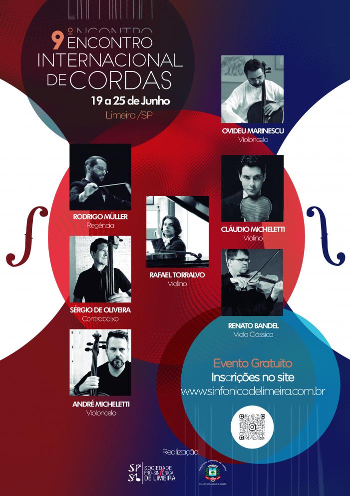 Inscrições abertas para 9º Encontro Internacional de Cordas