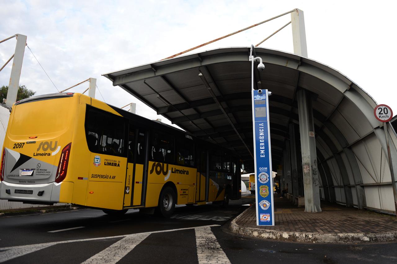 Prefeitura de Limeira instala câmeras de reconhecimento facial em terminal de ônibus
