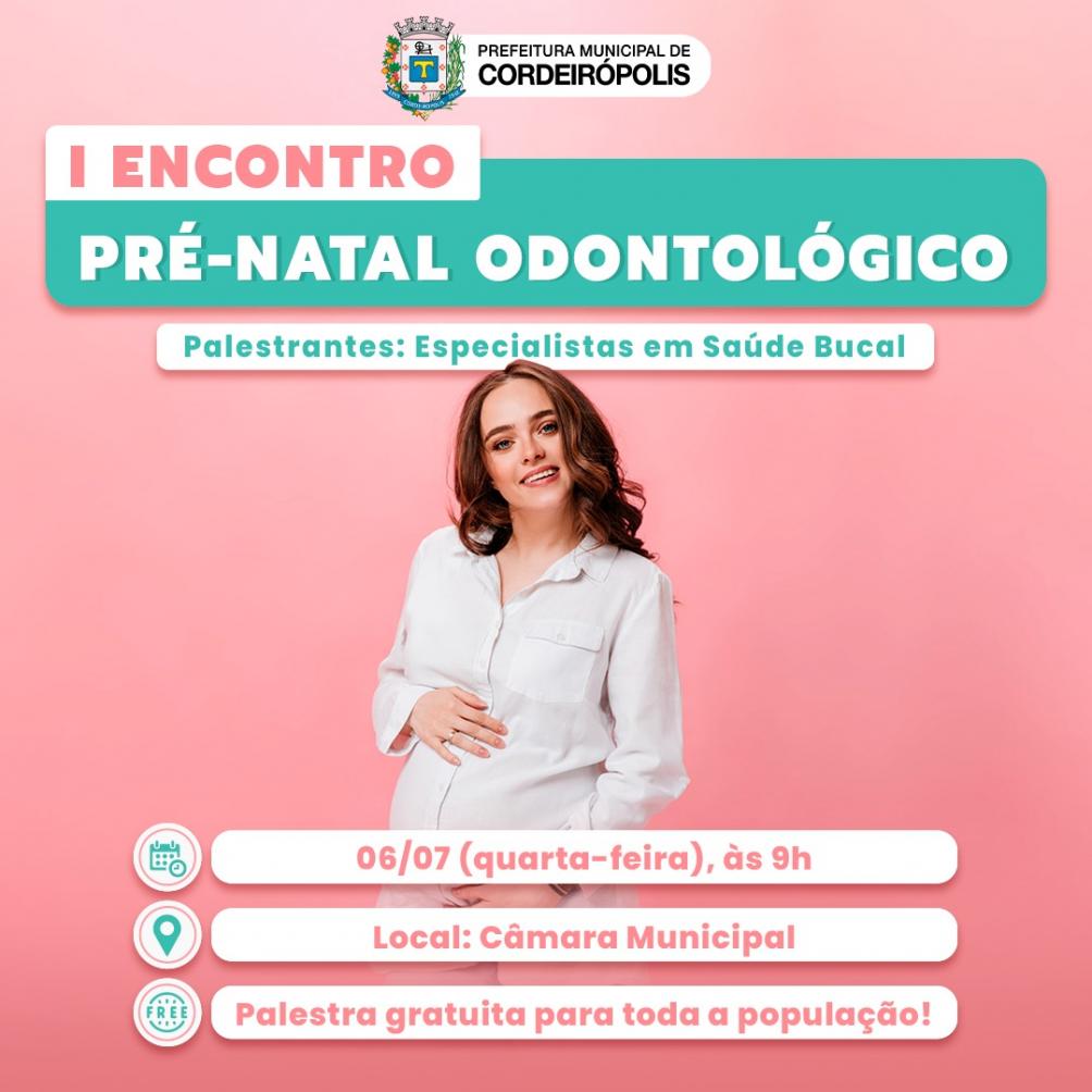 Equipe de Saúde oferece palestra sobre Pré-natal Odontológico