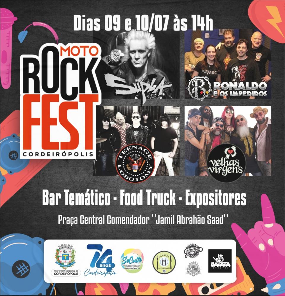 1ª Edição do Rock Fest irá agitar Cordeirópolis