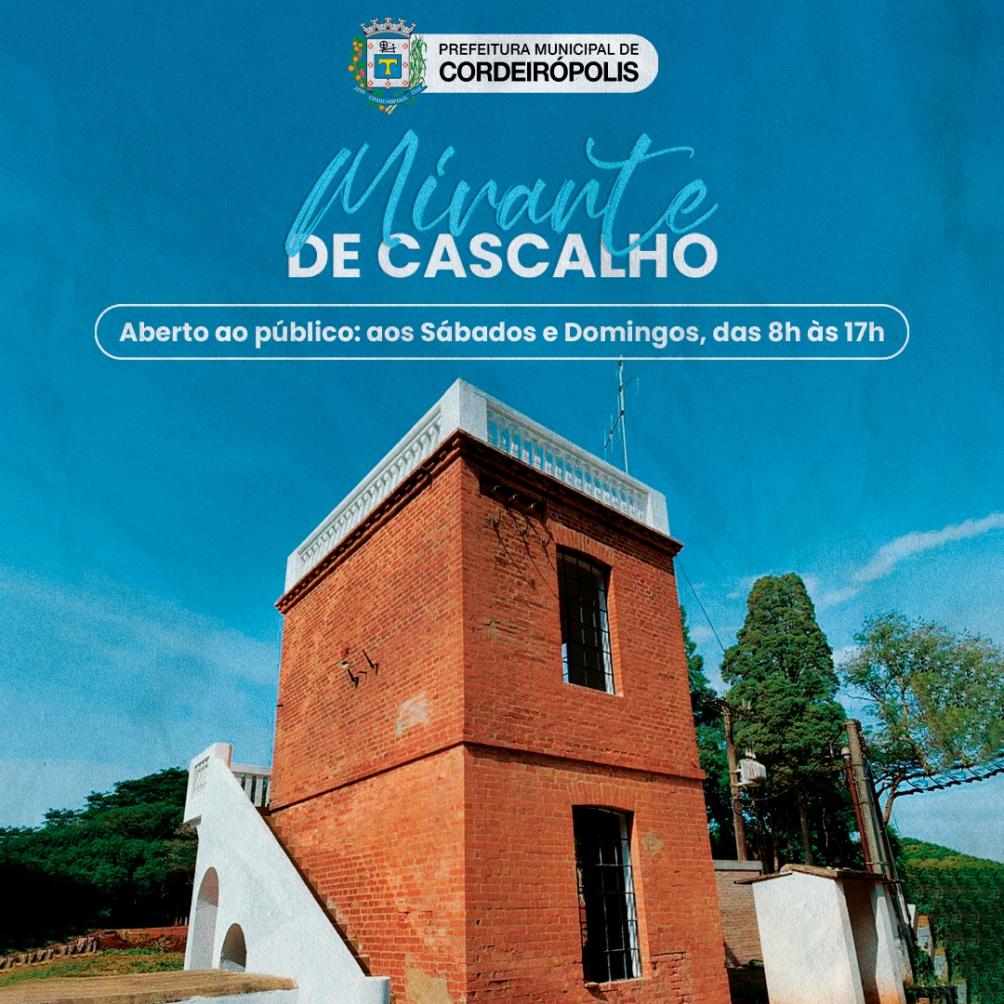 Você já conhece o Mirante de Cascalho?