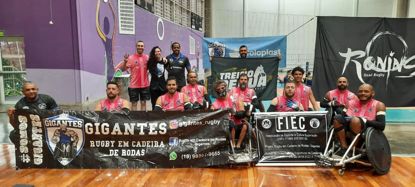 Atleta de Cordeirópolis é campeão Paulista em equipe de Rugby em cadeira de rodas