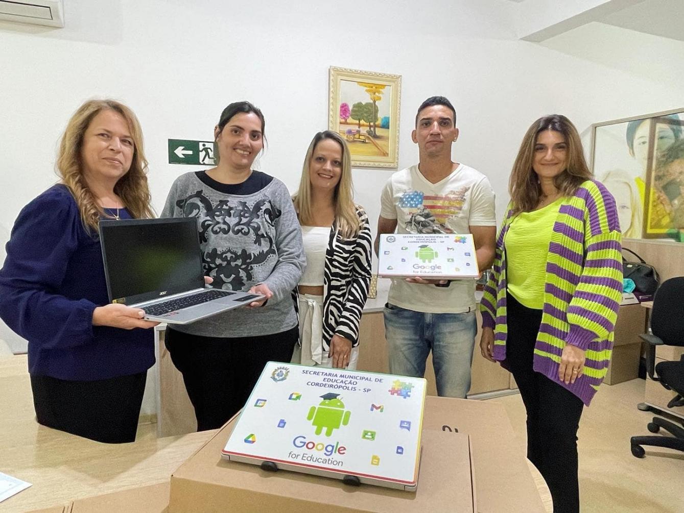 Secretaria de Educação de Cordeirópolis recebe novos equipamentos