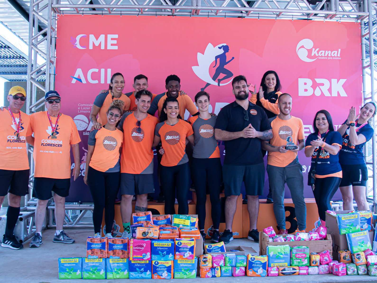 CME da ACIL arrecada mais de 40 mil absorventes com Corrida Florescer