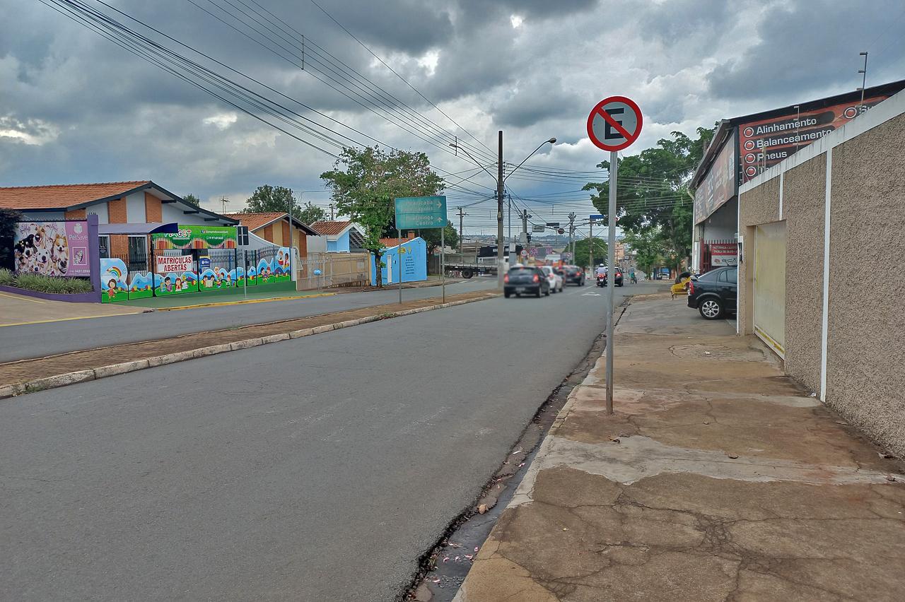 Estacionar em trecho da Vampré em Limeira passa a ser proibido