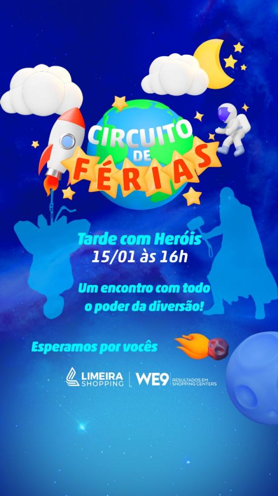 Limeira Shopping promove Encontro com Personagens com interação e diversão às crianças