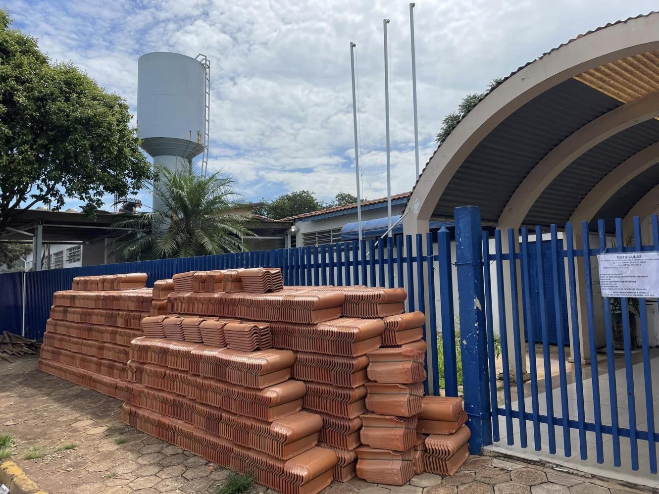 Prefeitura de Cordeirópolis faz troca de telhado na Escola Nazareth