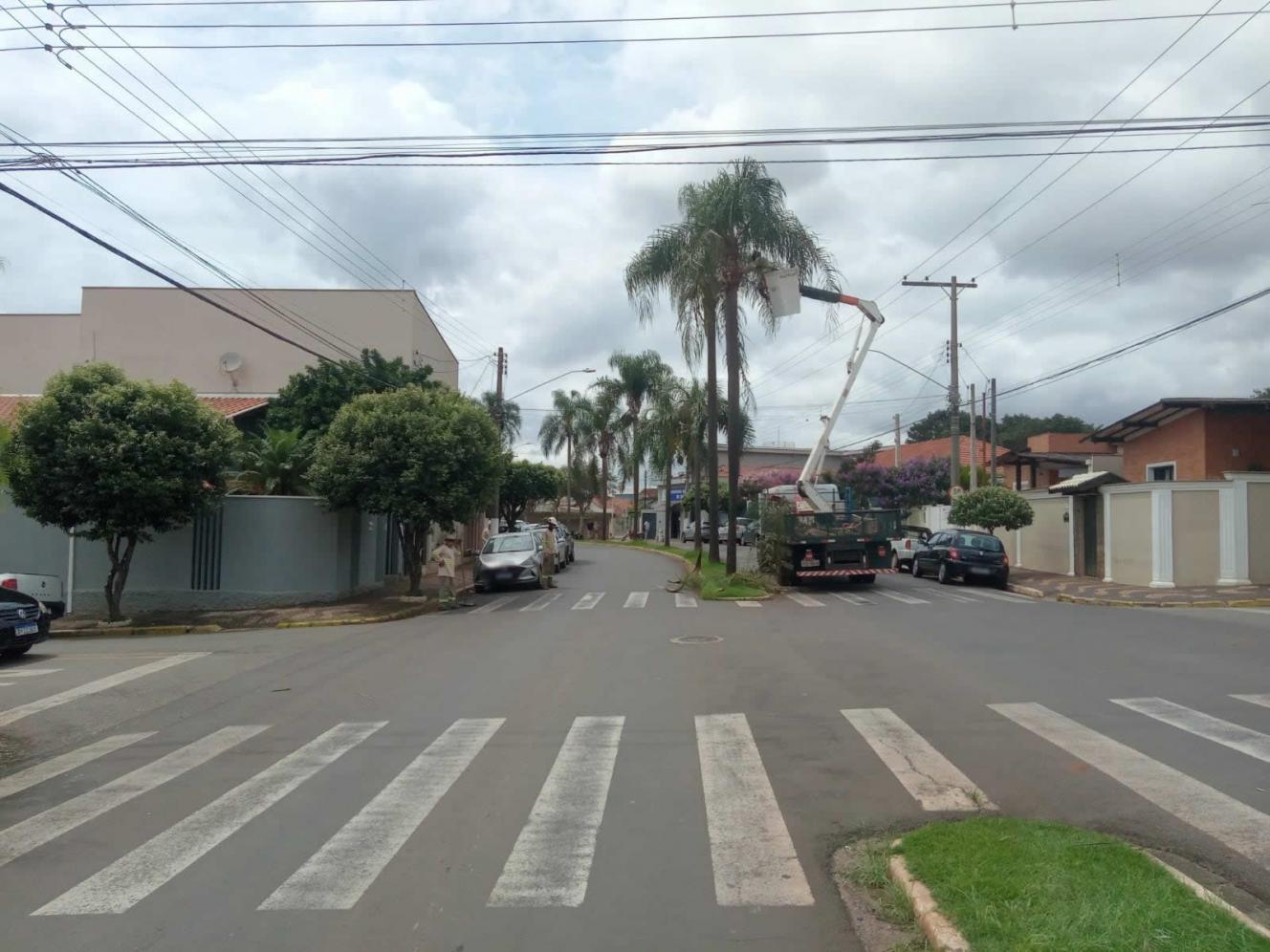 Avenida Presidente Vargas em Cordeirópolis recebe limpeza e mautenção