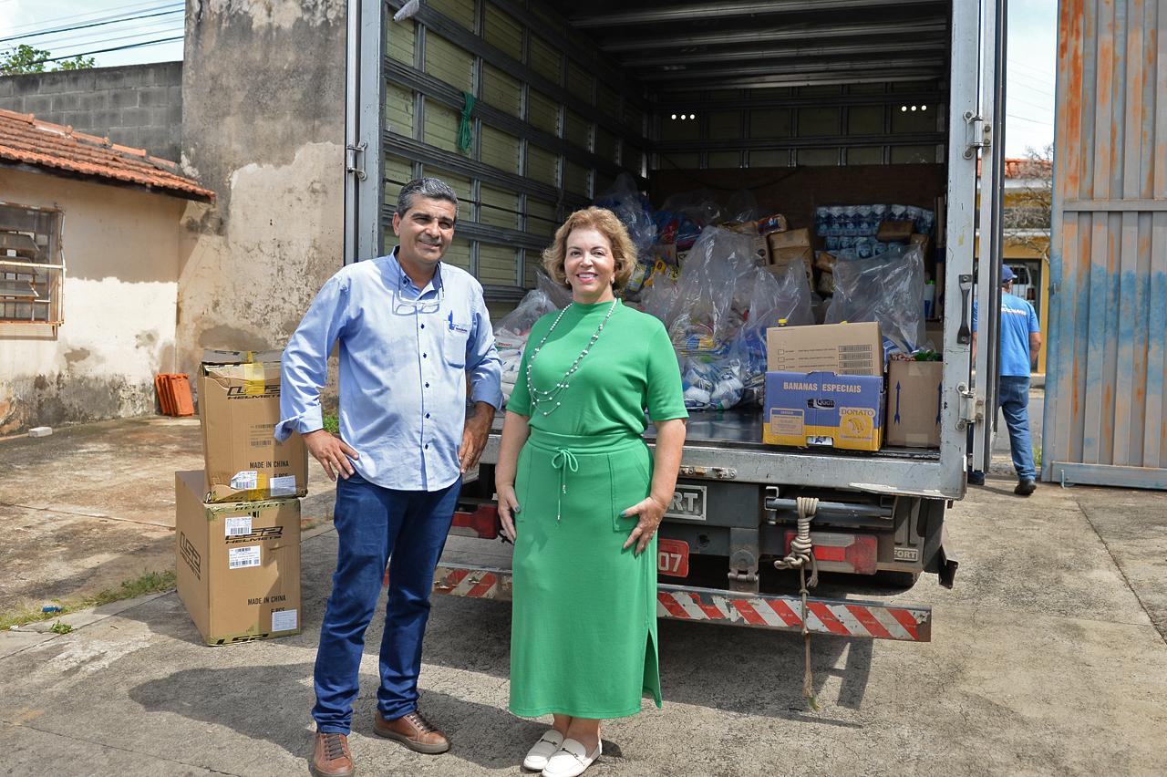Limeira encaminha mais de três toneladas de doações para o Litoral Norte