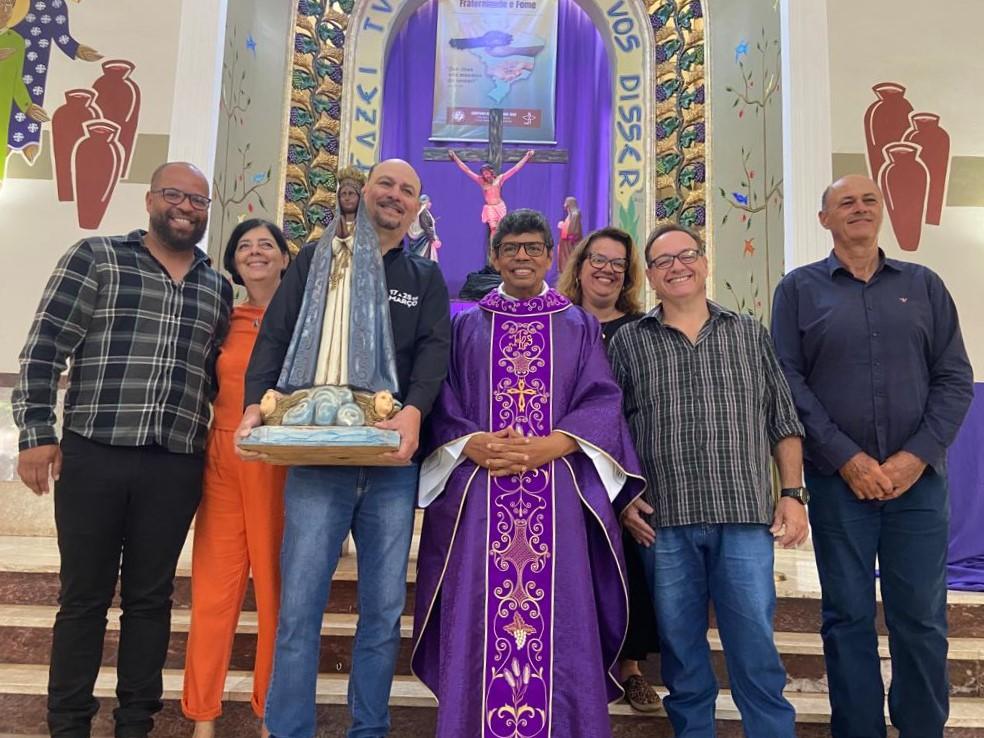 Imagem de padroeira dos peões é apresentada e abençoada para o Limeira Rodeo Music 2023