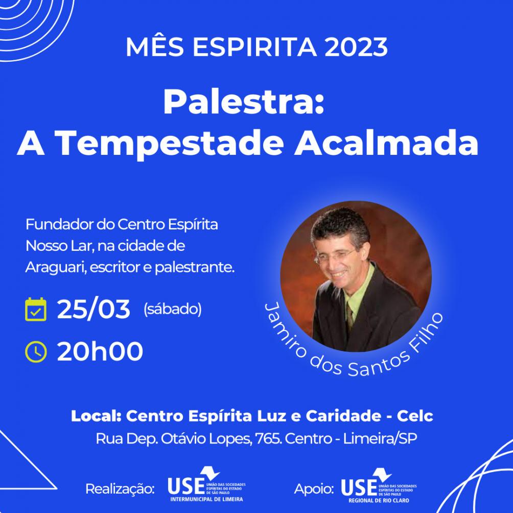 Mês Espírita 2023 ocorre neste sábado (25/3)