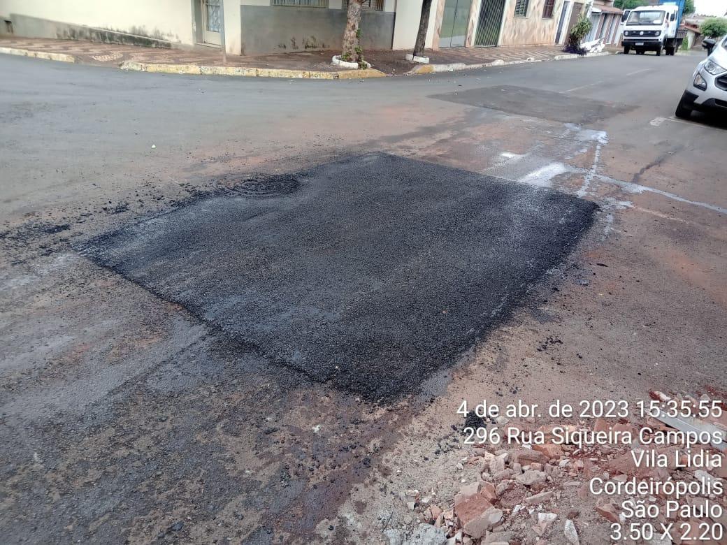 Vila Lídia em Cordeirópolis recebe recapeamento e manutenção