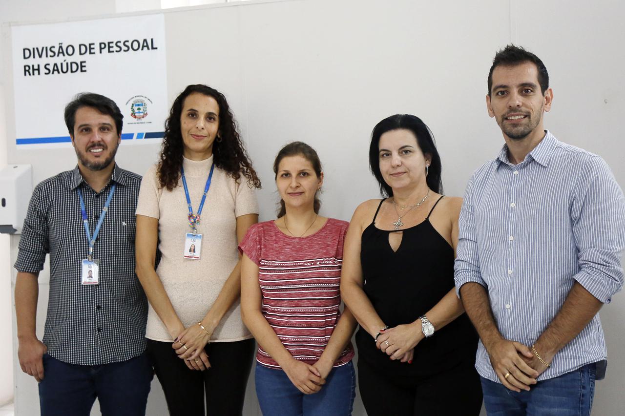 Servidores da Prefeitura de Piracicaba visitam Divisão de Pessoal da Secretaria de Saúde de Limeira