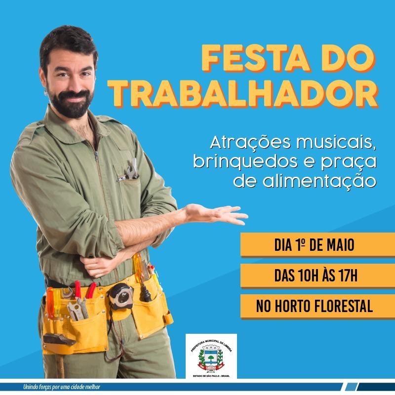 Secretaria de Cultura de Limeira promove Festa do Trabalhador no Horto Florestal