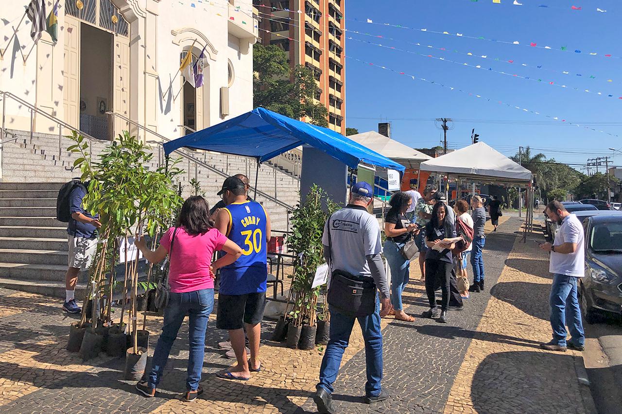 Doação de mudas frutíferas faz sucesso entre a população de Limeira