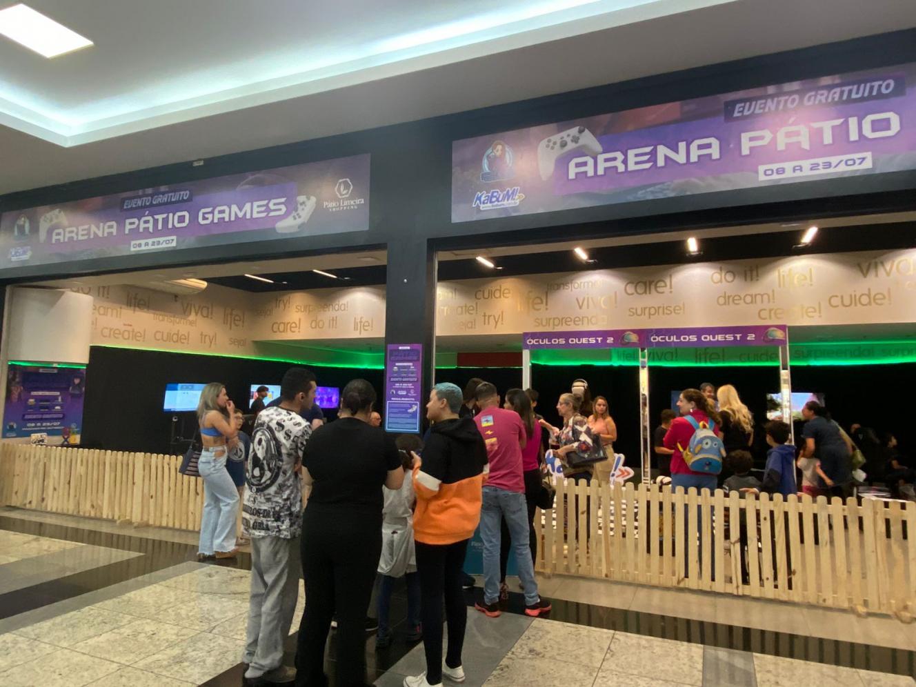 “Arena Pátio Games” é opção de diversão nas férias