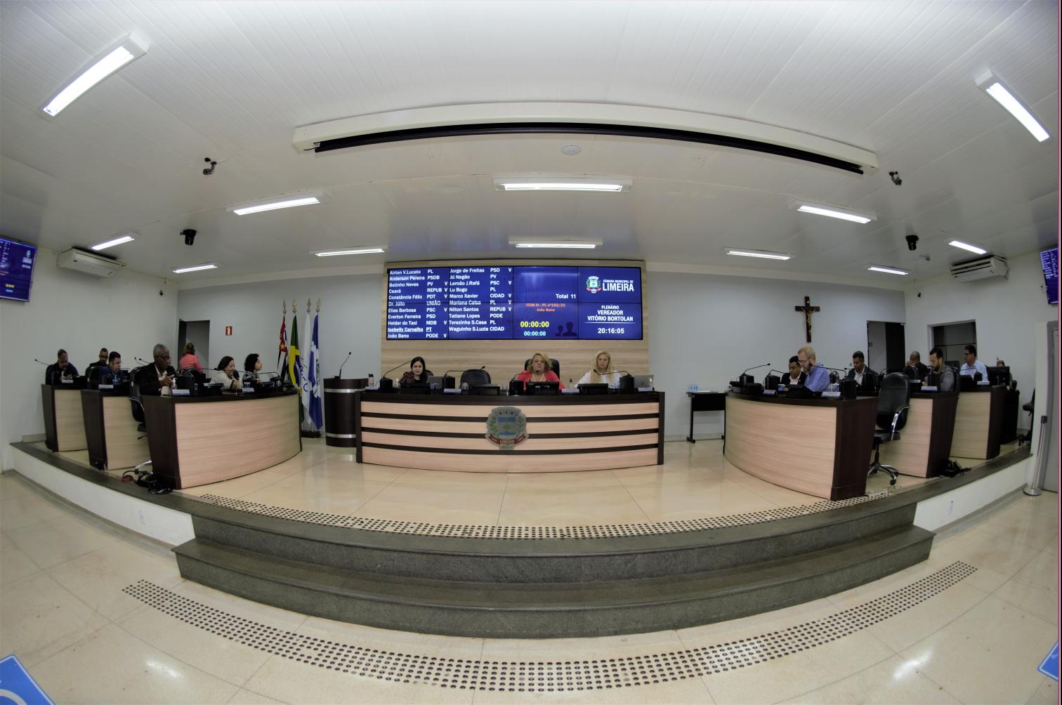 Sessão ordinária: quatro projetos são aprovados pela Câmara de Vereadores de Limeira