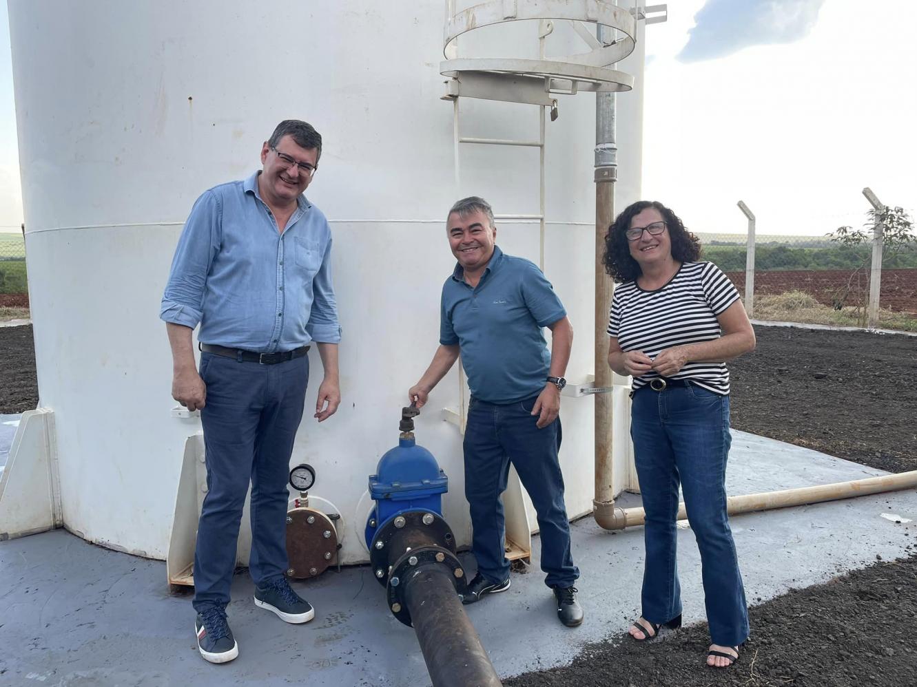 São Francisco e São Luiz recebem novo sistema de distribuição de água 