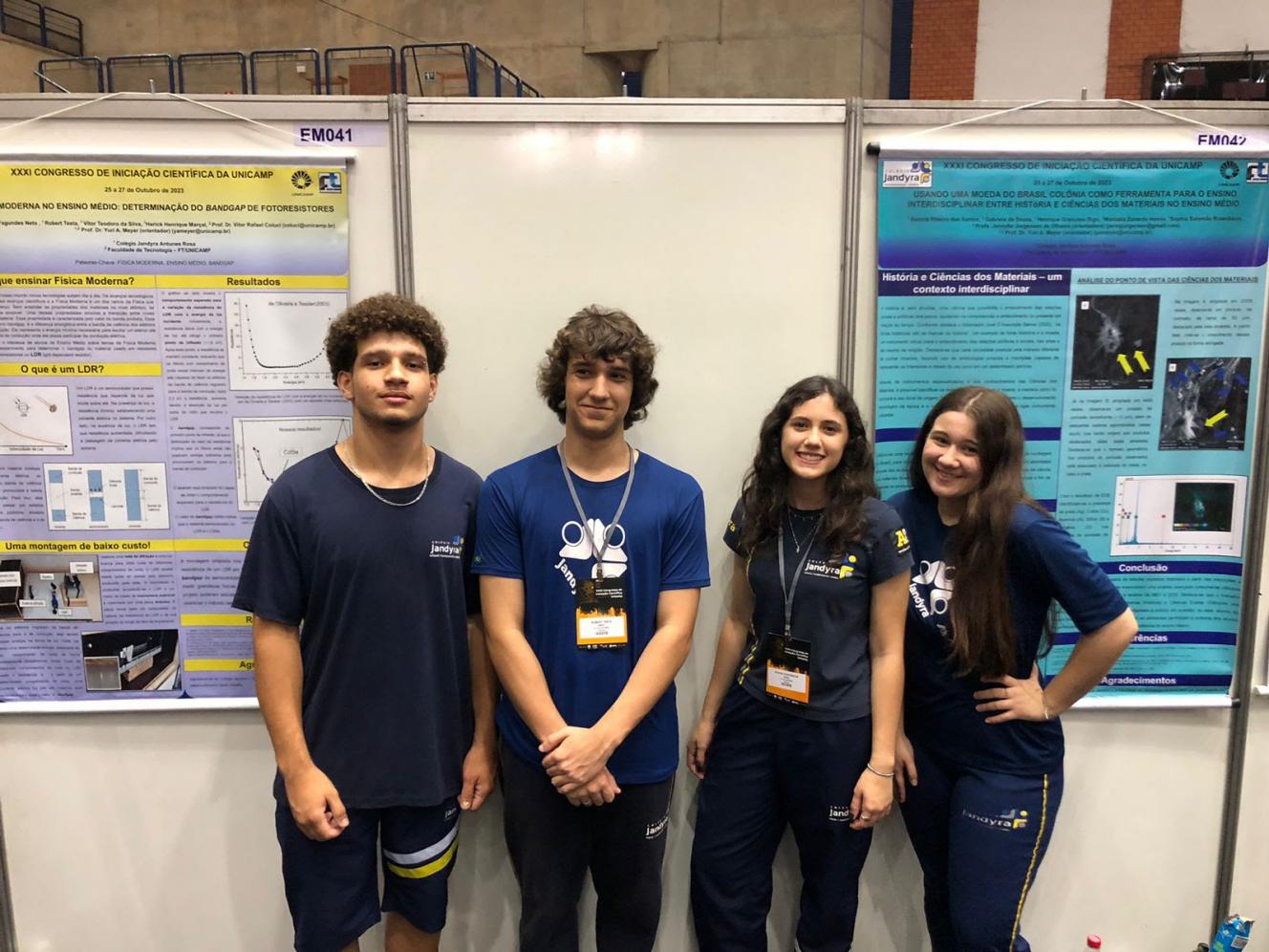 Pesquisas de alunos do Jandyra são aceitas pelo Congresso Científico da Unicamp