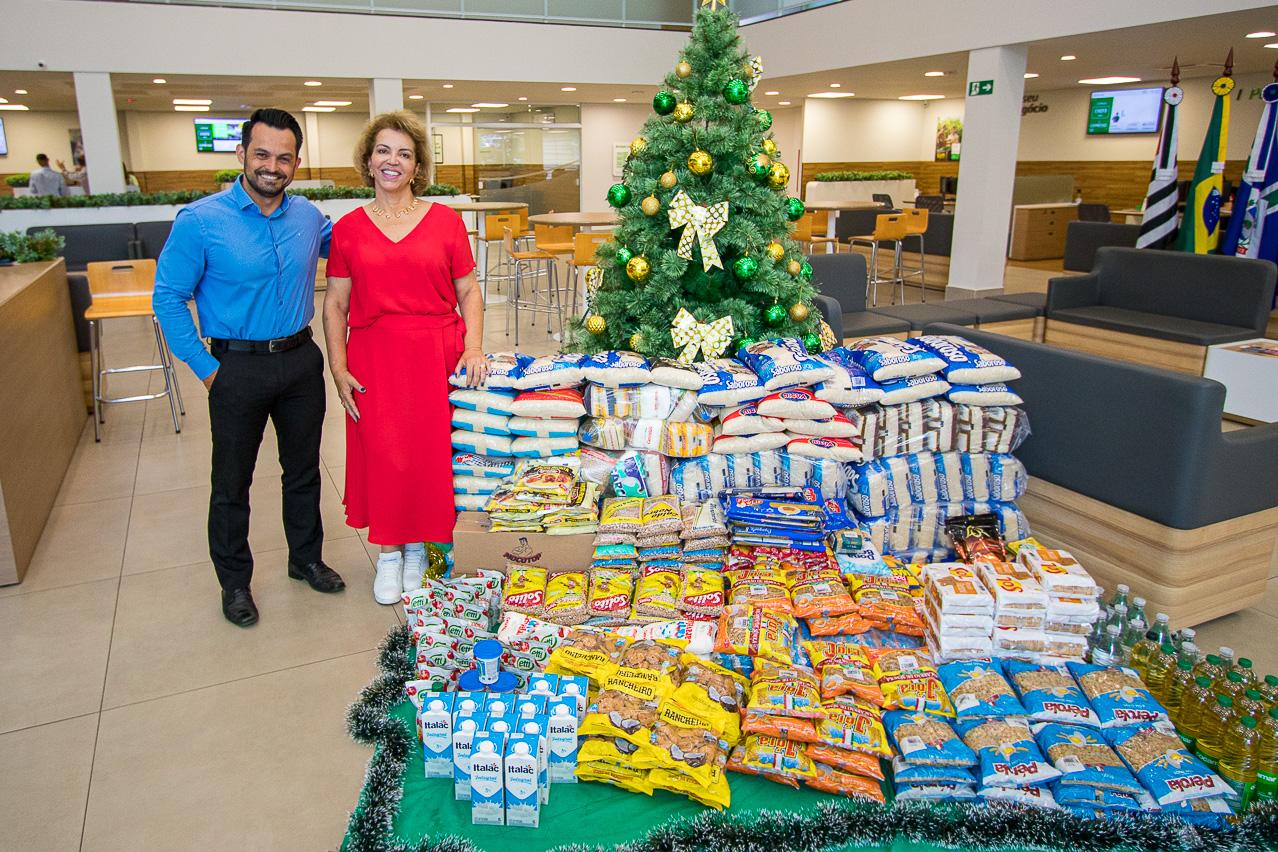 Fundo Social de Limeira recebe doação de uma tonelada de alimentos 