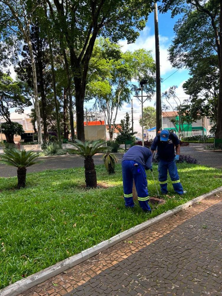 Praça Central e Cemitério de Cordeirópolis recebem dedetização nesta quinta-feira