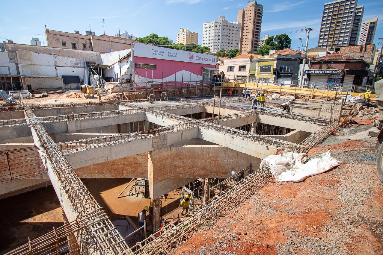 Obras na região do Mercadão em Limeira alcançam 85%